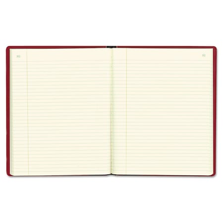 Rediform Red Vinyl Journal, 300 Pages, 7.75 x 10 Sheets, 8.25 x 10.5 Book, Red 57231